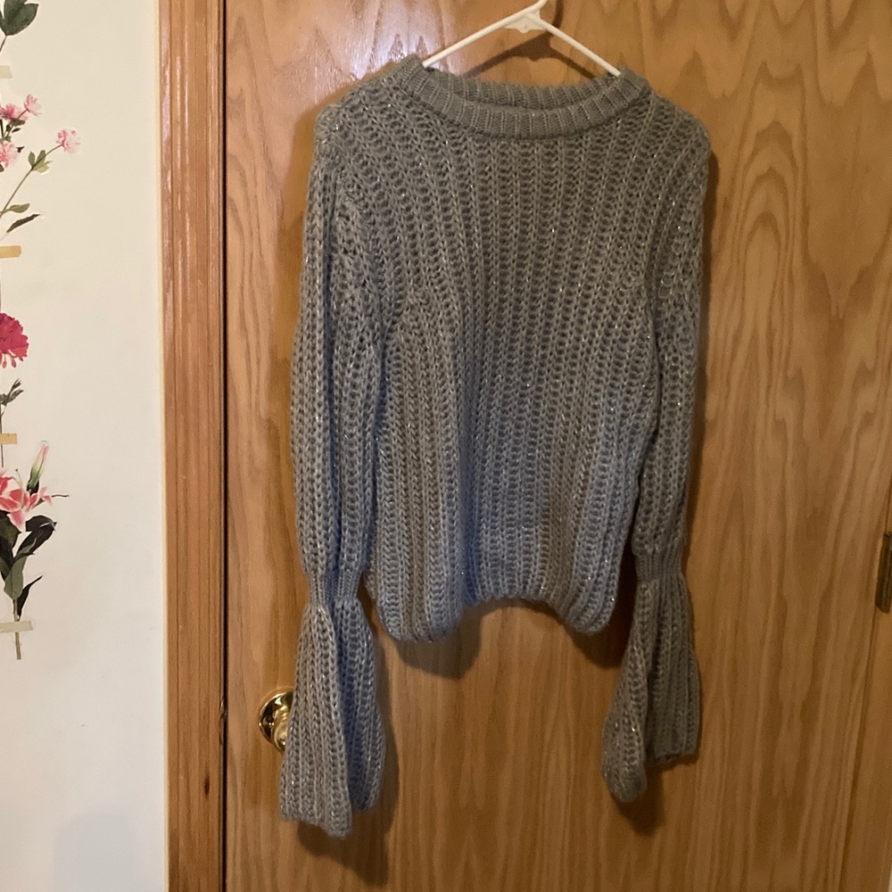 Charlotte Russe Gray Knit Sweater